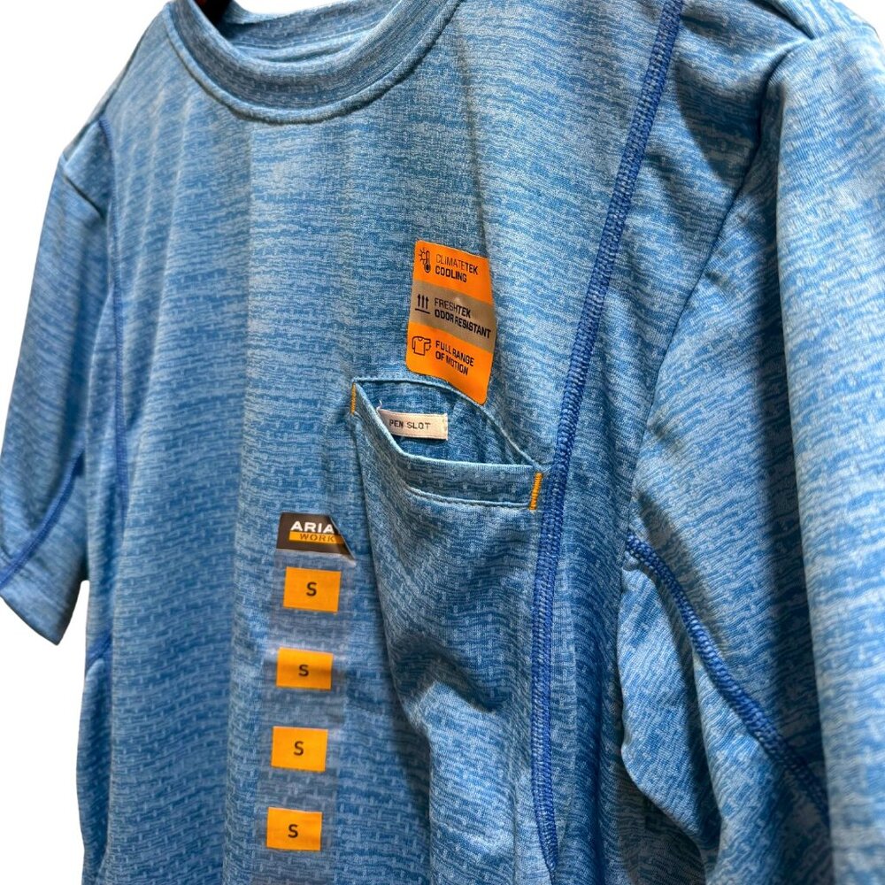 Ariat Men's Rebar Revolt Athletic Fit T-Shirt NWT - Picture 3 of 4